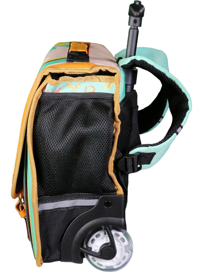 BODYPACK Cartable à roulettes 41 cm Jungle Multicolore - Kiabi