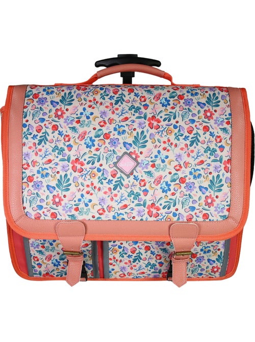 Bodypack Cartable à Roulettes Bloom 41cm - Fille - Recyclé - Primaire - Roues Lumineuses - Kiabi
