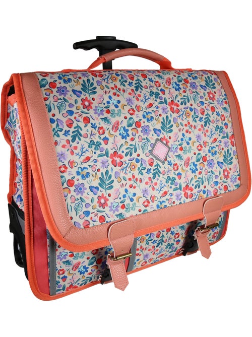 Bodypack Cartable à Roulettes Bloom 41cm - Fille - Recyclé - Primaire - Roues Lumineuses - Kiabi