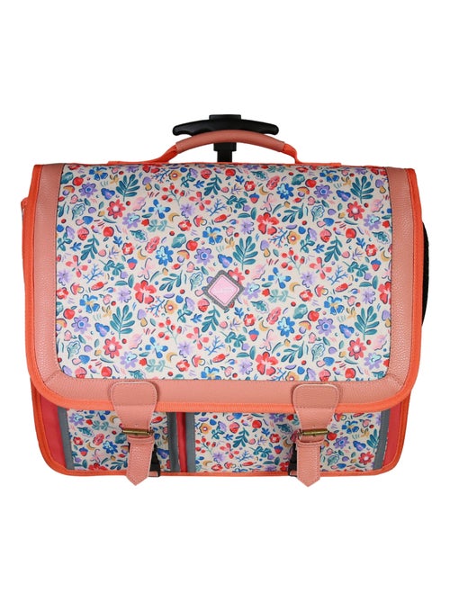 Bodypack Cartable à Roulettes Bloom 41cm - Fille - Recyclé - Primaire - Roues Lumineuses - Kiabi