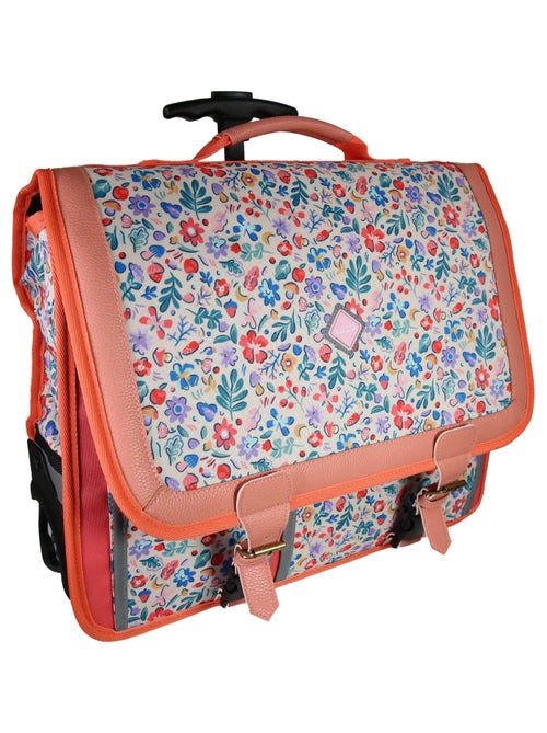 Bodypack Cartable à Roulettes Bloom 41cm - Fille - Recyclé - Primaire - Roues Lumineuses - Kiabi