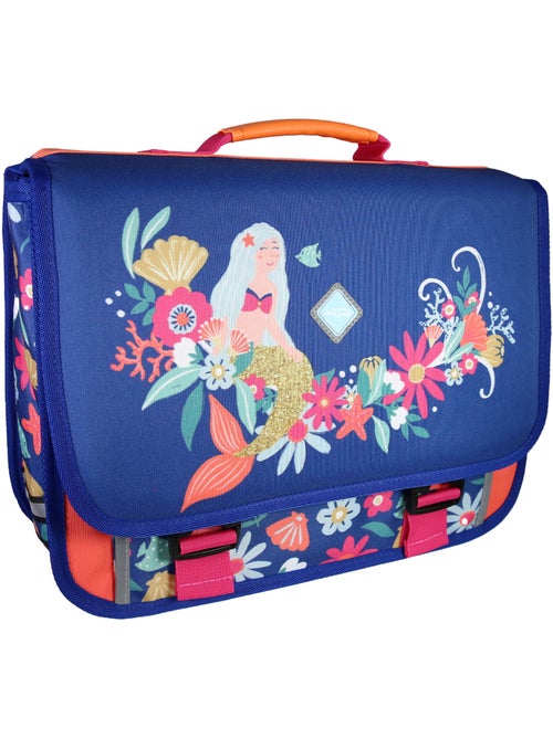Bodypack Cartable Sirène 38cm - Fille - 2 Compartiments - Primaire - Dos Matelassé - Kiabi