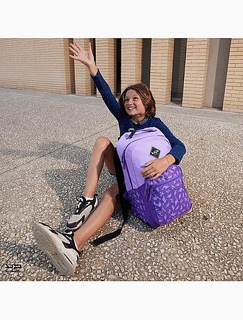 BODYPACK Sac à dos 1 compartiment recyclé Dino Violet