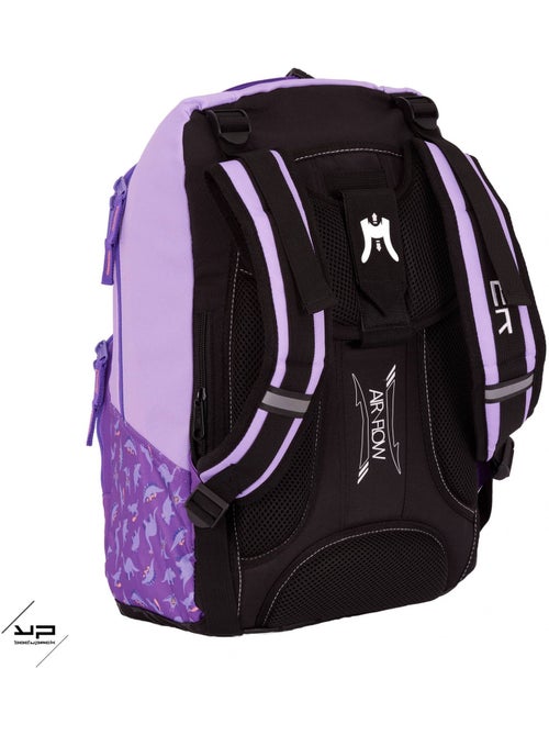 BODYPACK Sac à dos 1 compartiment recyclé Dino Violet - Kiabi