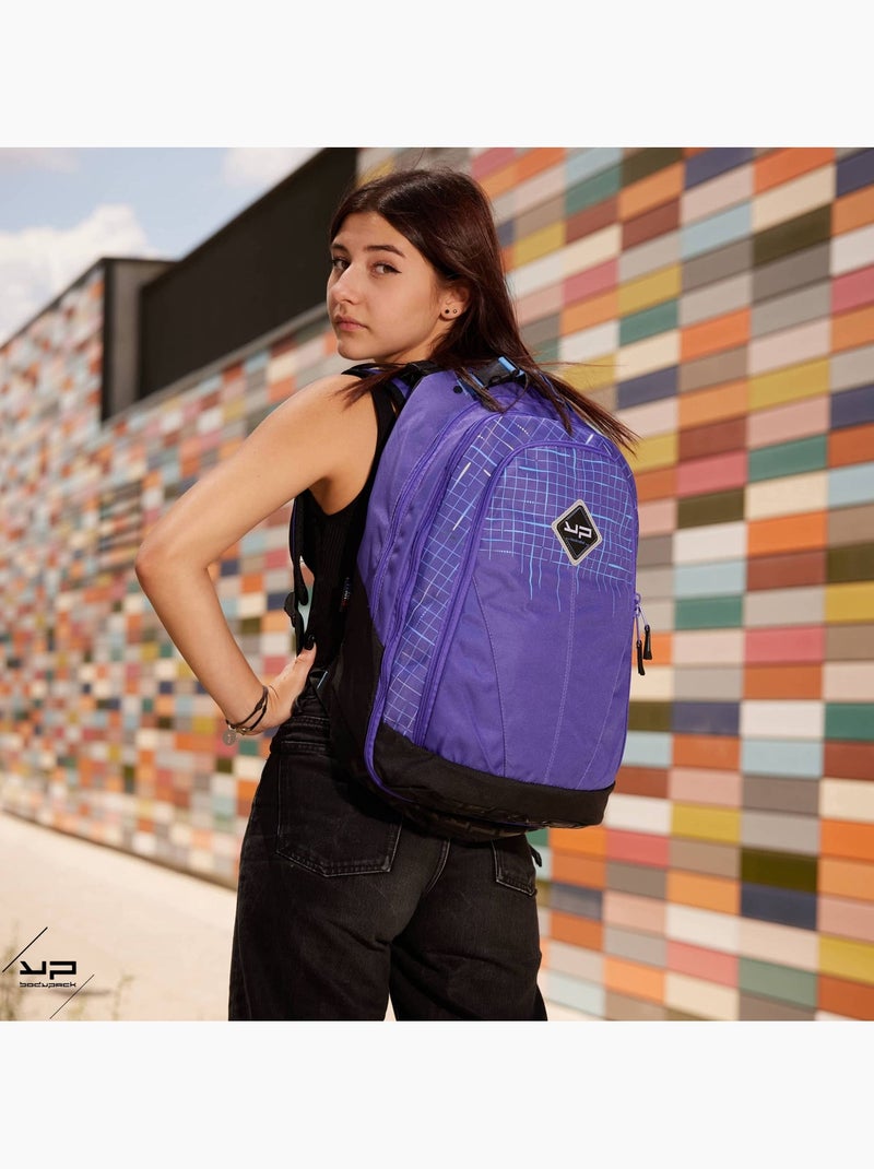 BODYPACK Sac à dos 2 compartiments Etoile filée Violet Violet - Kiabi