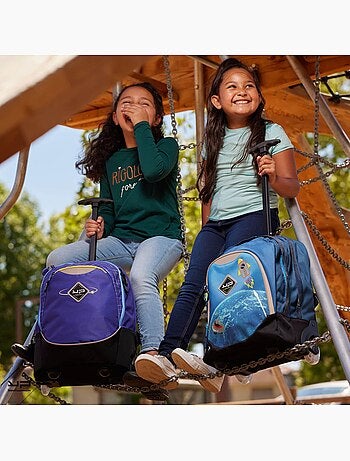 BODYPACK Sac à dos à roulettes 2 compartiments Comète violette