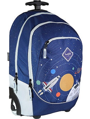 Bodypack Sac à dos à roulettes 2 compartiments Cosmos Bleu