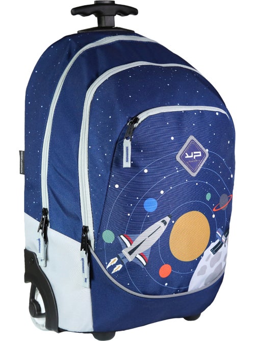 Bodypack Sac à dos à roulettes 2 compartiments Cosmos Bleu - Kiabi