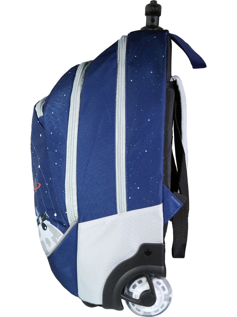 Bodypack Sac à dos à roulettes 2 compartiments Cosmos Bleu Bleu - Kiabi