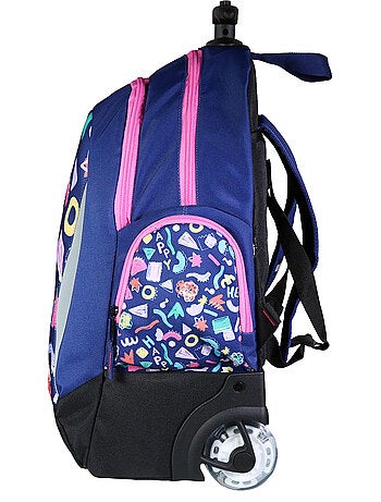 Bodypack Sac à dos à roulettes 2 compartiments Doodle Multicolore