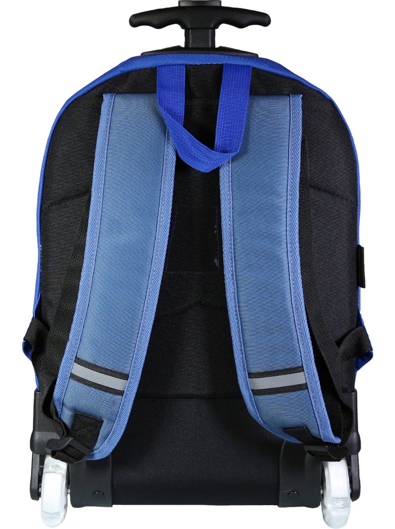 Bodypack Sac à dos à roulettes 2 compartiments Monster Bleu Bleu - Kiabi