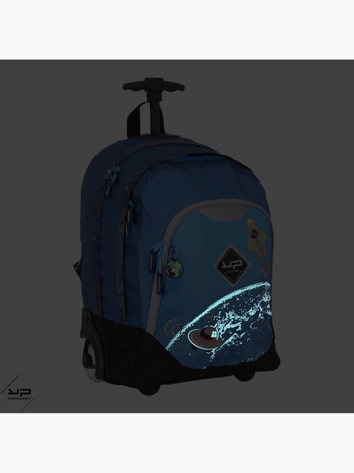 BODYPACK Sac à dos à roulettes 44 cm Objectif Lune - Kiabi
