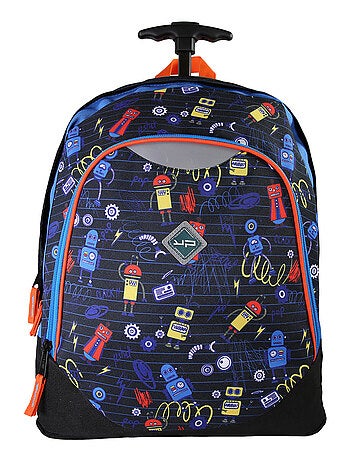 Bodypack Sac à Dos à Roulettes Recyclé Robot - 2 Compartiments - Primaire Garçon