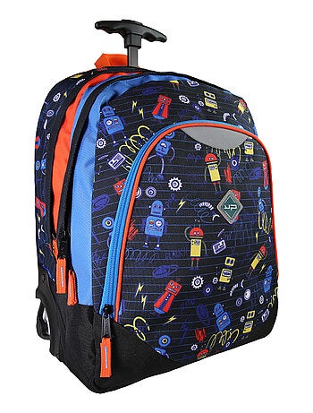 Bodypack Sac à Dos à Roulettes Recyclé Robot - 2 Compartiments - Primaire Garçon