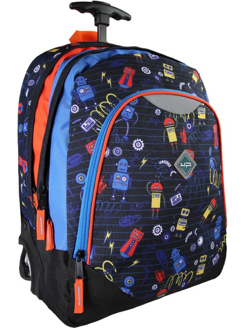 Bodypack Sac à Dos à Roulettes Recyclé Robot - 2 Compartiments - Primaire Garçon - Kiabi