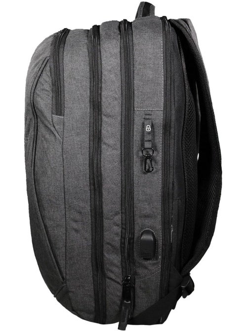 BODYPACK Sac à dos Business 2 EN 1 TRAVEL 2 compartiments Gris - Kiabi BODYPACK Sac à dos Business 2 EN 1 TRAVEL 2 compartiments Gris - Kiabi