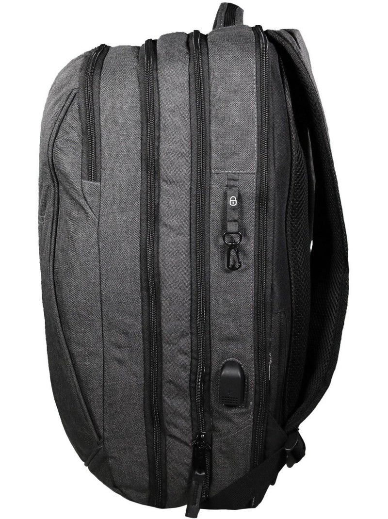 BODYPACK Sac à dos Business 2 EN 1 TRAVEL 2 compartiments  Gris Gris - Kiabi