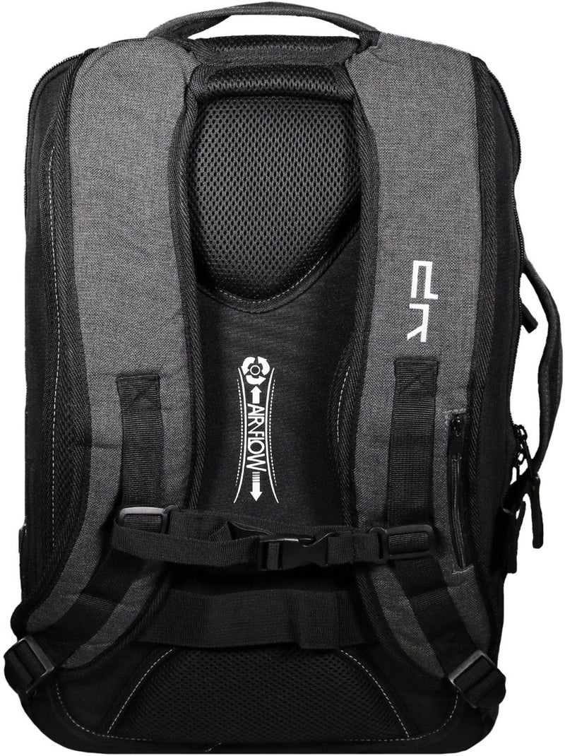BODYPACK Sac à dos Business 2 EN 1 TRAVEL 2 compartiments  Gris Gris - Kiabi