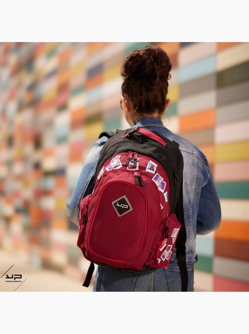 BODYPACK Sac à dos recyclé dos réglable Insta Rouge - Kiabi