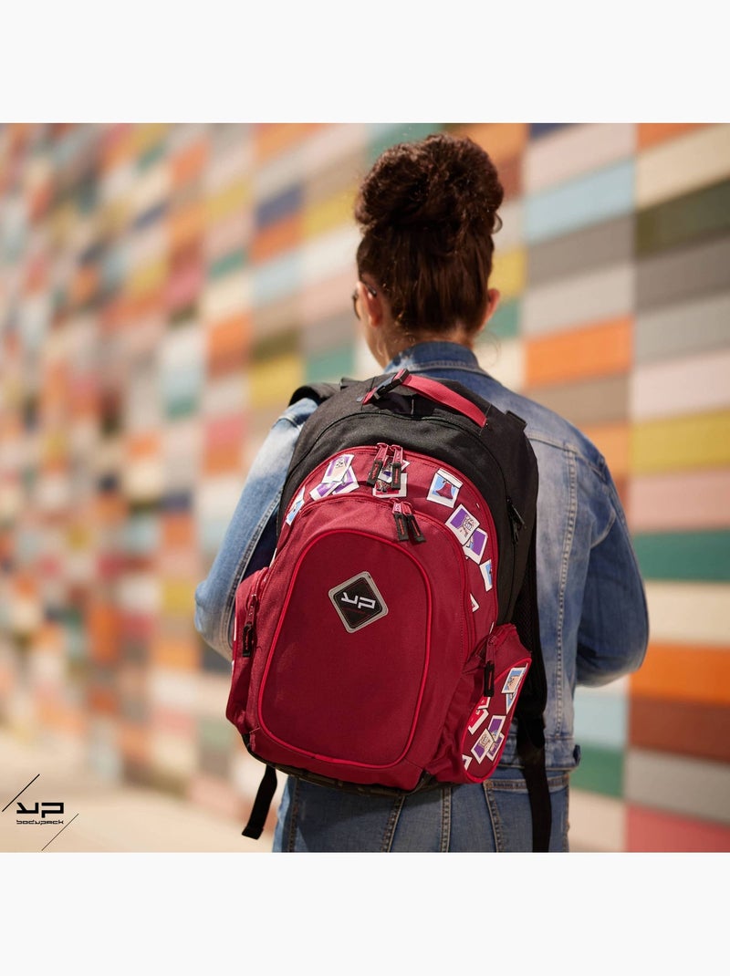 BODYPACK Sac à dos recyclé dos réglable Insta Rouge Rouge - Kiabi