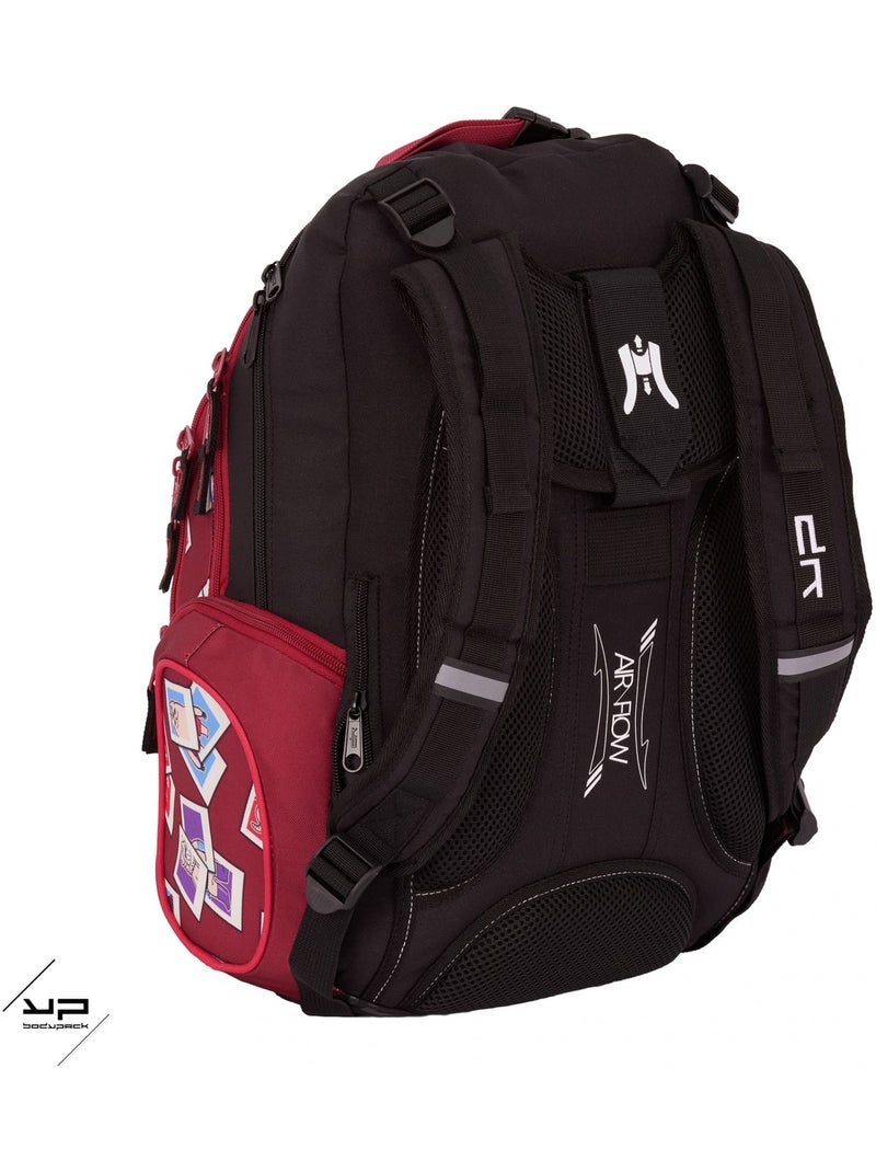 BODYPACK Sac à dos recyclé dos réglable Insta Rouge Rouge - Kiabi