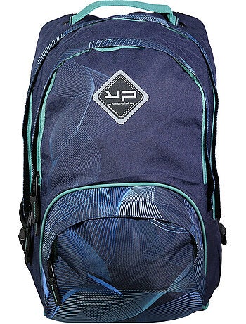 BODYPACK Sac à dos recyclé dos réglable Moiré Bleu