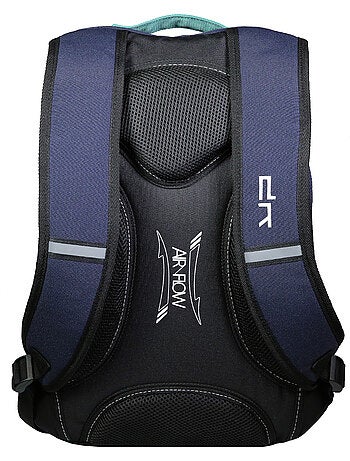 BODYPACK Sac à dos recyclé dos réglable Moiré Bleu