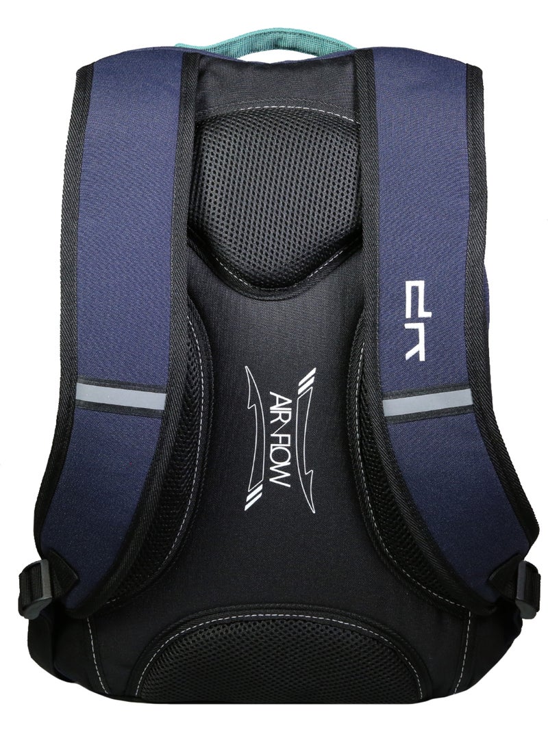 BODYPACK Sac à dos recyclé dos réglable Moiré Bleu Bleu - Kiabi