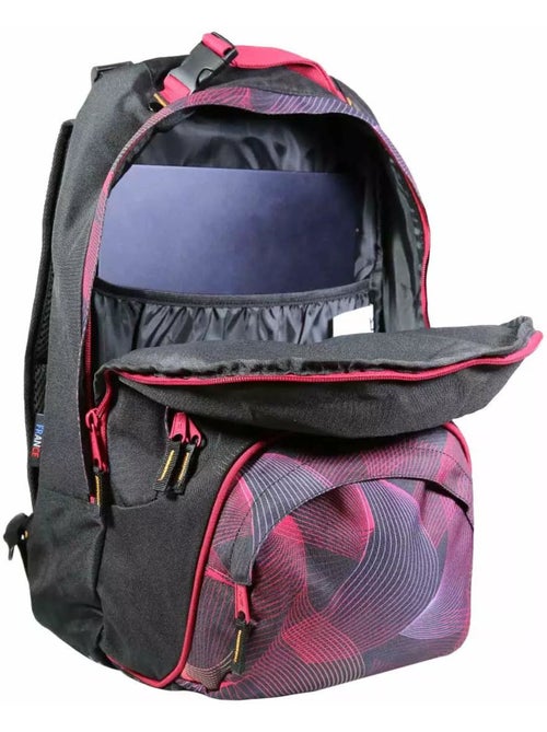BODYPACK Sac à dos recyclé dos réglable moiré fuchsia - Kiabi