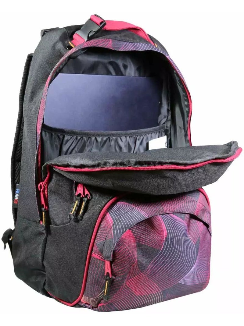BODYPACK Sac à dos recyclé dos réglable moiré fuchsia Violet - Kiabi
