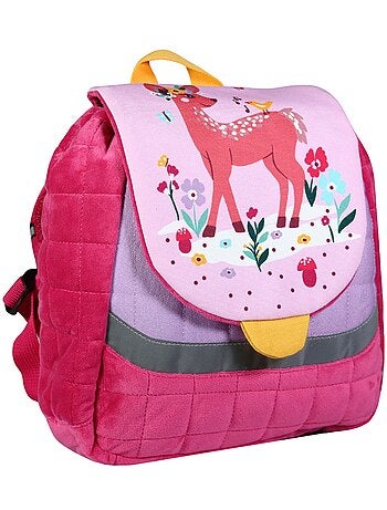 Bodypack sac goûter élastique 27 cm biche rose