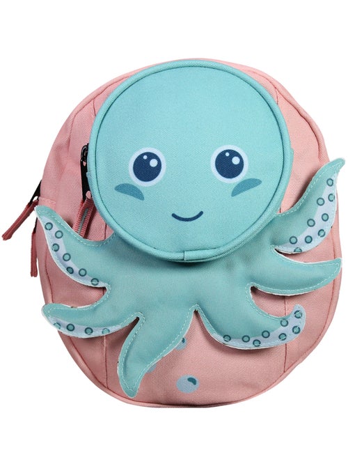 Bodypack Sac Goûter Poulpe Bleu - Fille - 1 Compartiment - Kiabi