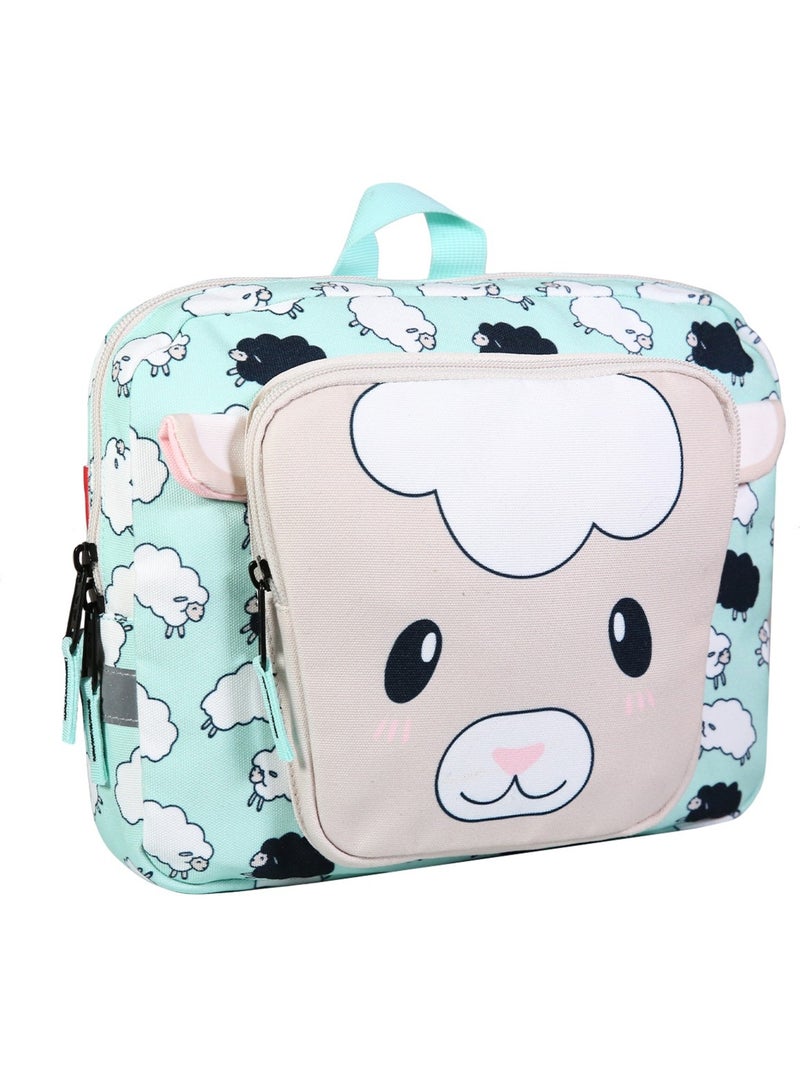 BODYPACK Sac goûter rectangulaire 30 cm Saute Mouton Vert Vert - Kiabi