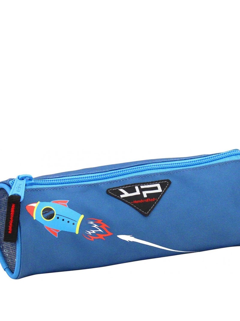 BODYPACK Trousse ronde recyclée objectif lune Bleu - Kiabi