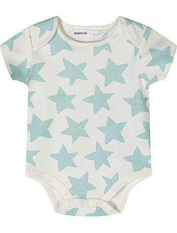 Bodys manches courtes motif/style dinosaures et étoiles - bébé garçon - minoti