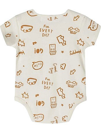Bodys manches courtes motif/style imprimé - bébé garçon - minoti
