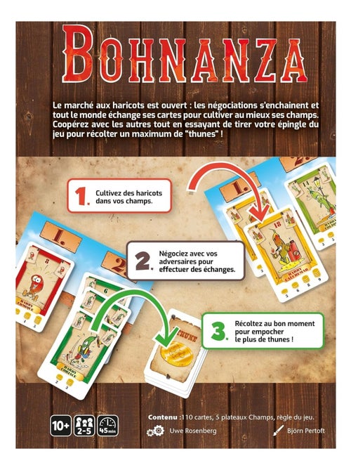 Bohnanza jeu coopératif - Kiabi