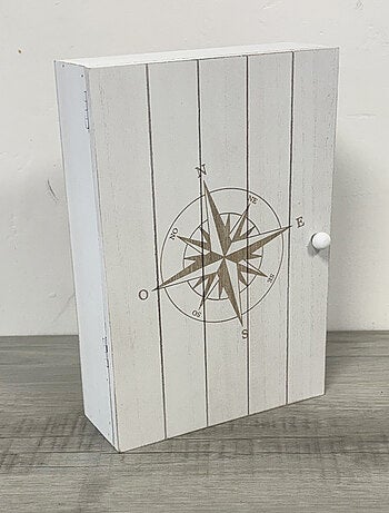 Bois à clés roue marine en bois blanc