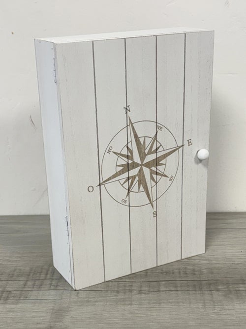 Bois à clés roue marine en bois blanc - Kiabi