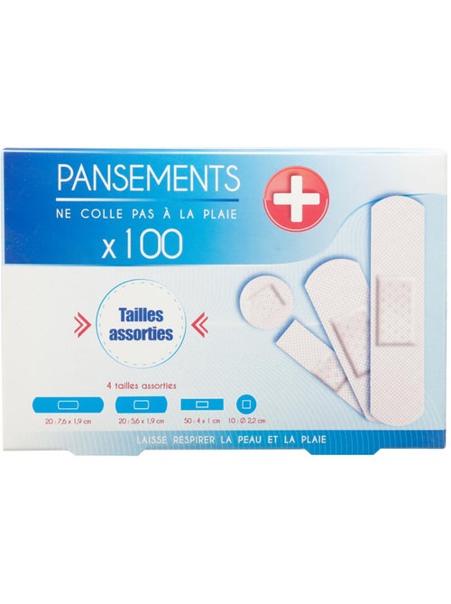Boîte 100 pansements - Kiabi