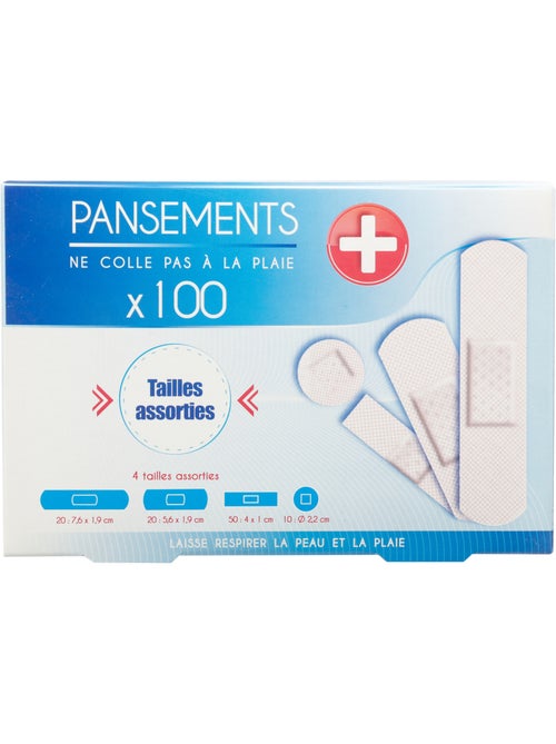 Boîte 100 pansements - Kiabi