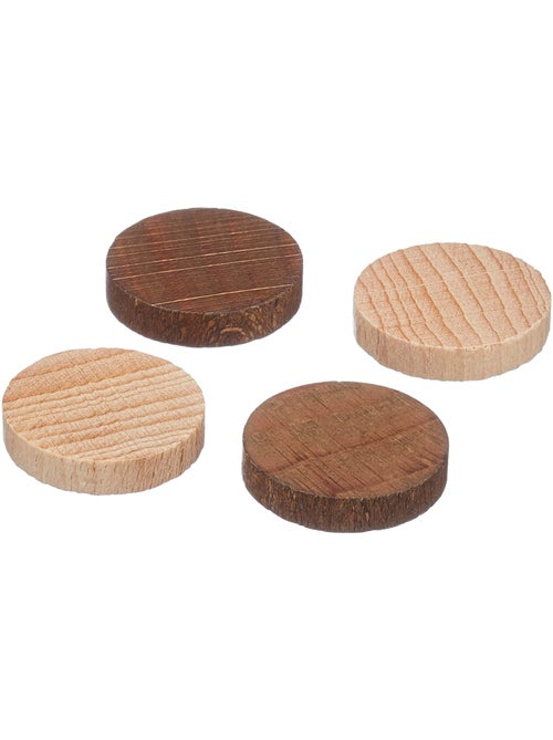 Boîte 40 pions dames en bois - Kiabi