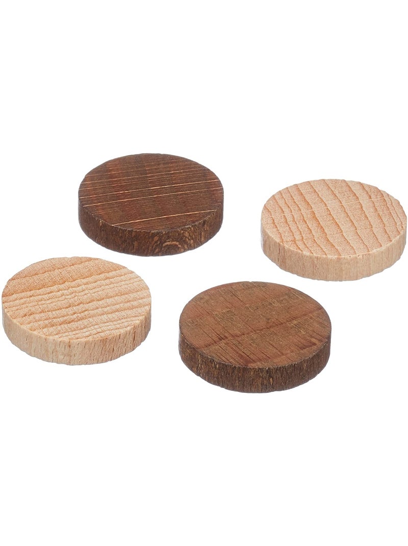 Boîte 40 pions dames en bois Marron - Kiabi