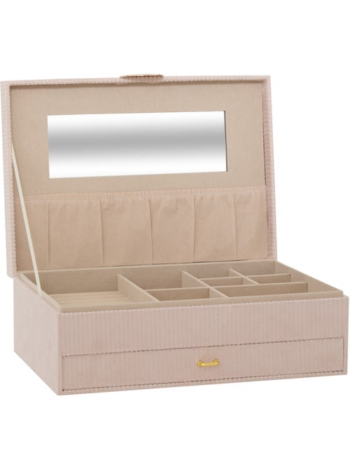 Boîte à bijoux avec miroir 27,5x ENYA - Kiabi
