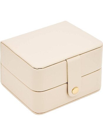 Boîte à bijoux de voyage rectangulaire NATTY