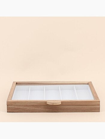 Boite à bijoux en bois 35x26,5cm