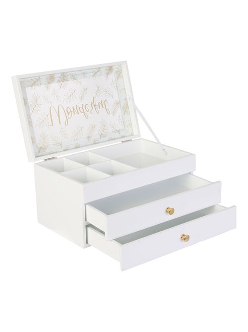 Boîte à bijoux en bois scandinave Cocooning - Kiabi