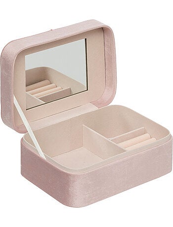 Boîte à bijoux en velours