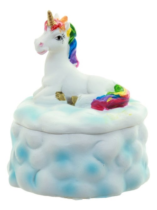 Boite a bijoux Licorne Arc-en-ciel sur nuage - Kiabi