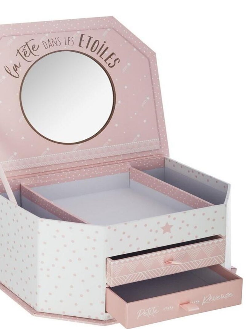Boite à bijoux miroir Multicolore - Kiabi